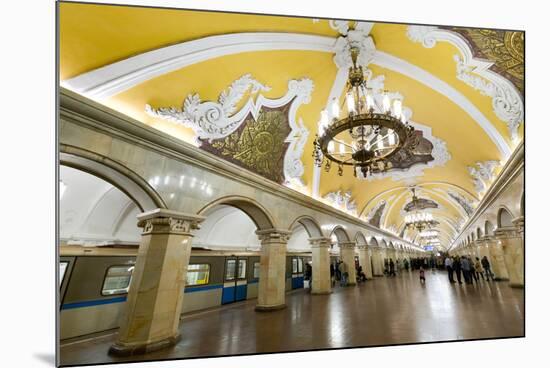 Komsomolaskaya Metro Station, Moscow, Russia, Europe-Miles Ertman-Mounted Photographic Print