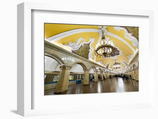 Komsomolaskaya Metro Station, Moscow, Russia, Europe-Miles Ertman-Framed Photographic Print