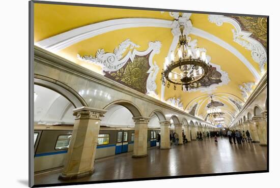 Komsomolaskaya Metro Station, Moscow, Russia, Europe-Miles Ertman-Mounted Photographic Print