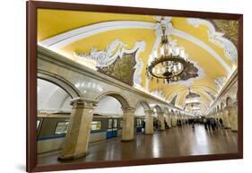 Komsomolaskaya Metro Station, Moscow, Russia, Europe-Miles Ertman-Framed Photographic Print