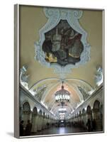 Komsomolskaja Metro, Moscow, Russia-Jon Arnold-Framed Photographic Print