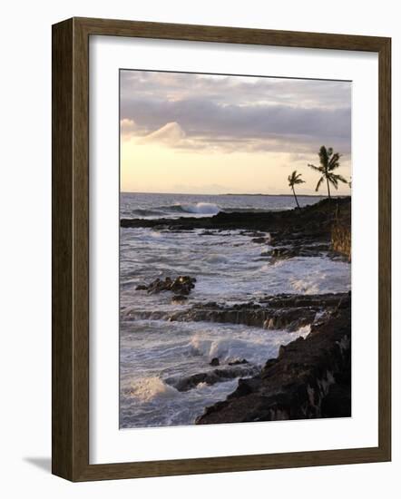 Kona Coastline, Island of Hawaii, USA-Savanah Stewart-Framed Photographic Print