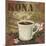Kona Coffee-Fiona Stokes-Gilbert-Mounted Giclee Print