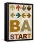 Konami Code Video Game-null-Framed Stretched Canvas