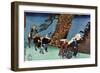 Konami's Bridal Journey, 1836-Ando Hiroshige-Framed Giclee Print