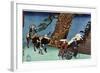 Konami's Bridal Journey, 1836-Ando Hiroshige-Framed Giclee Print