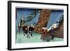 Konami's Bridal Journey, 1836-Ando Hiroshige-Framed Giclee Print