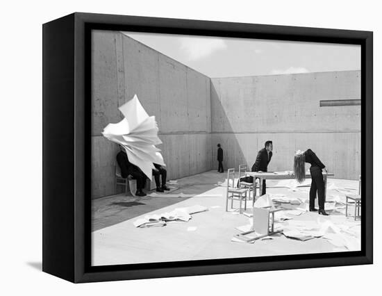 Konferenzen 10, 2015-Jaschi Klein-Framed Stretched Canvas