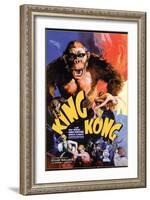 Kong, 1933, "King Kong" Directed by Merian C. Cooper, Ernest B. Schoedsack-null-Framed Giclee Print