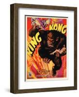 Kong, 1933, "King Kong" Directed by Merian C. Cooper, Ernest B. Schoedsack-null-Framed Giclee Print