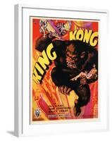 Kong, 1933, "King Kong" Directed by Merian C. Cooper, Ernest B. Schoedsack-null-Framed Giclee Print