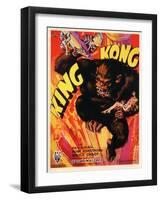 Kong, 1933, "King Kong" Directed by Merian C. Cooper, Ernest B. Schoedsack-null-Framed Giclee Print