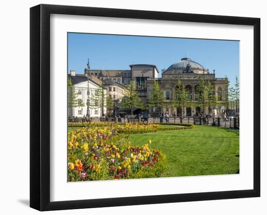 Kongens Nytorv (King's New Square) with the Royal Theatre, Copenhagen, Denmark, Scandinavia, Europe-Jean Brooks-Framed Photographic Print