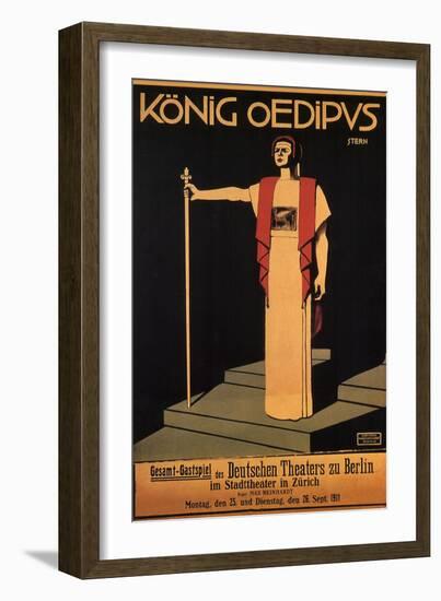 Konig Oedipus, c.1911-Ernst Stern-Framed Giclee Print