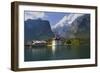 Konigsee lake St Bartholomeo Bavaria Germany-Charles Bowman-Framed Photographic Print