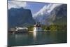 Konigsee lake St Bartholomeo Bavaria Germany-Charles Bowman-Mounted Photographic Print