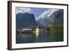 Konigsee lake St Bartholomeo Bavaria Germany-Charles Bowman-Framed Photographic Print