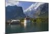 Konigsee lake St Bartholomeo Bavaria Germany-Charles Bowman-Mounted Photographic Print