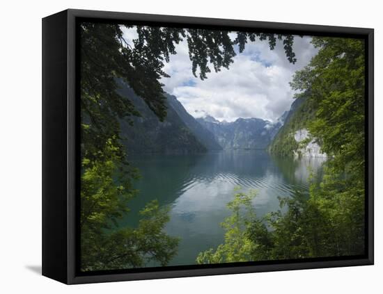 Konigssee, Berchtesgaden National Park, Bavaria, Germany-Gary Cook-Framed Stretched Canvas