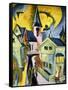 Konigstein with Red Church; Konigstein Mit Roter Kirche, 1916-Ernst Ludwig Kirchner-Framed Stretched Canvas
