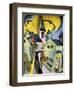 Konigstein with Red Church-Ernst Ludwig Kirchner-Framed Premium Giclee Print