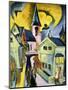Konigstein with Red Church-Ernst Ludwig Kirchner-Mounted Premium Giclee Print
