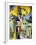 Konigstein with Red Church-Ernst Ludwig Kirchner-Framed Giclee Print