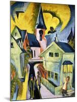 Konigstein with Red Church-Ernst Ludwig Kirchner-Mounted Giclee Print