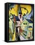 Konigstein with Red Church-Ernst Ludwig Kirchner-Framed Stretched Canvas