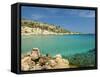 Konnos Beach, Protaras, Cyprus, Mediterranean, Europe-Stuart Black-Framed Stretched Canvas