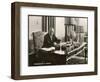 Konrad Adenauer German Statesman First Chancellor of West Germany after World War Two-null-Framed Art Print