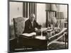 Konrad Adenauer German Statesman First Chancellor of West Germany after World War Two-null-Mounted Art Print