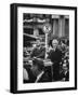 Konrad Adenauer with President John F. Kennedy-John Dominis-Framed Photographic Print