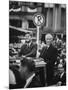 Konrad Adenauer with President John F. Kennedy-John Dominis-Mounted Photographic Print