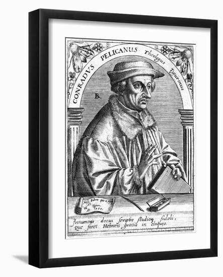 Konrad Pellicanus-Theodor De Brij-Framed Art Print