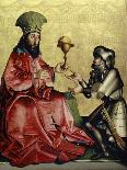 Abischai before David from the Heilspiegel Altarpiece, c.1435-Konrad Witz-Framed Giclee Print