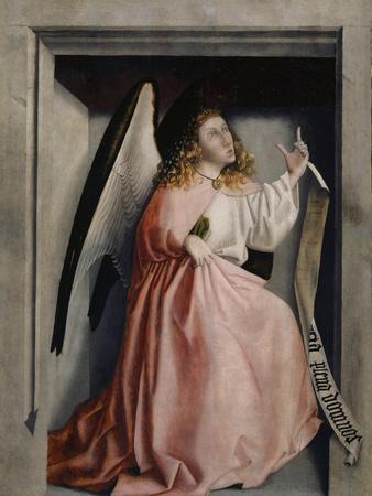 The Angel of the Annunciation from the Heilspiegel Altarpiece, c.1435