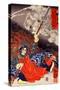 Konseimao Hanzui Beset by Demons-Kuniyoshi Utagawa-Stretched Canvas