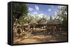 Konso Village, Rift Valley, Family Compound, Ethiopia, Africa-Martin Zwick-Framed Stretched Canvas