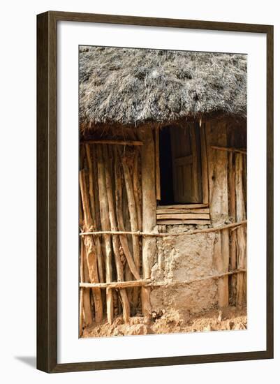 Konso Village, Rift Valley, Family Compound, Ethiopia, Africa-Martin Zwick-Framed Photographic Print