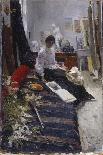 Pushkin and the Muse-Konstantin Alexeyevich Korovin-Giclee Print