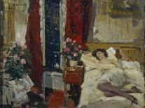 Pushkin and the Muse-Konstantin Alexeyevich Korovin-Giclee Print