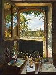 Open Door on a Garden, 1934-Konstantin Andreevic Somov-Giclee Print