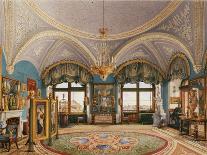 Interiors of the Winter Palace, the Alcove of the Study of Grand Prince Nicholas Nicolaievich-Konstantin Andreyevich Ukhtomsky-Framed Giclee Print