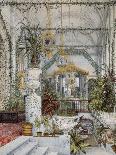 Interiors of the Winter Palace, the Small Winter Garden in the Apartments of Alexandra Fyodorovna-Konstantin Andreyevich Ukhtomsky-Framed Giclee Print