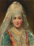 A Girl in a Boyar Costume-Konstantin Egorovich Makovsky-Giclee Print
