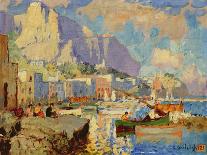 View of the Capri Island-Konstantin Ivanovich Gorbatov-Giclee Print