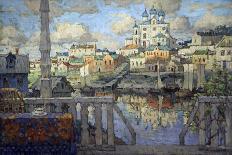 View of an Old Town, 1919-Konstantin Ivanovich Gorbatov-Giclee Print