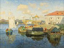 View of the Capri Island-Konstantin Ivanovich Gorbatov-Giclee Print