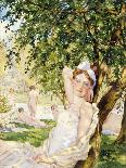 Schlafende Junge Frau-Konstantin Somow-Giclee Print